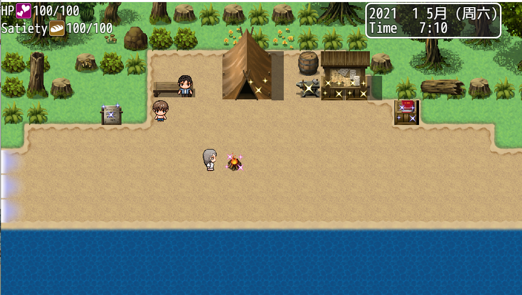 [RPG/AI汉化/NTR淫母] 妻子与我与无人岛遇难生活 妻つま無人島 V3.01 AI精翻汉化版 [820M/度盘]