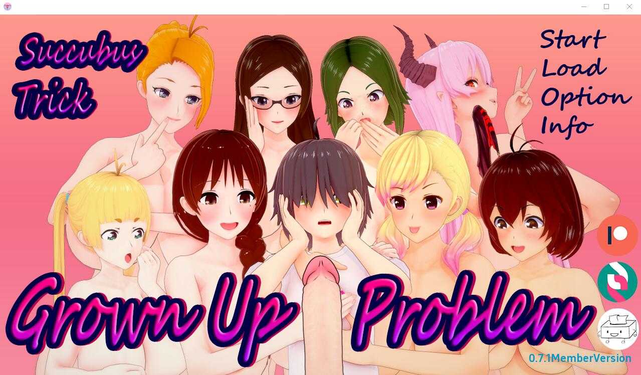 日系SLG/汉化/动态] 魅魔技巧 长大问题 Succubus Trick Grown Up Problem v0.7.1 PC+安卓汉化版 [2.6G/XN】