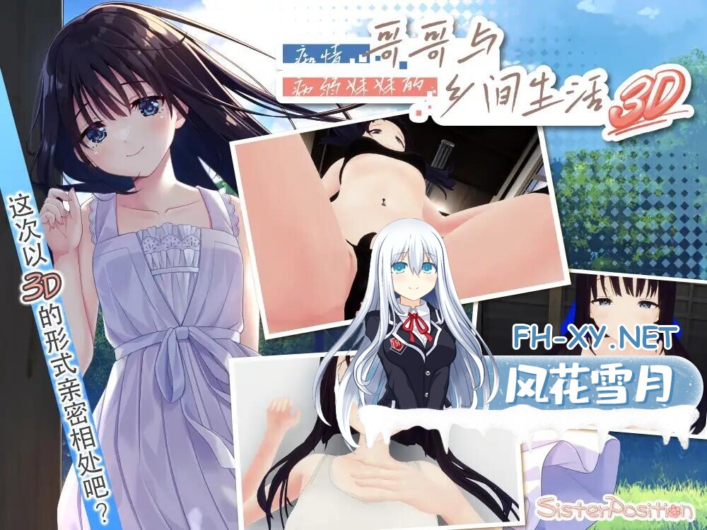 新作[爆款3D/养成互动/动态] 痴情哥哥与病弱妹妹的乡间生活3D ST官中步兵版 完全版+自带全回想+本体 [330M][百度+夸克]